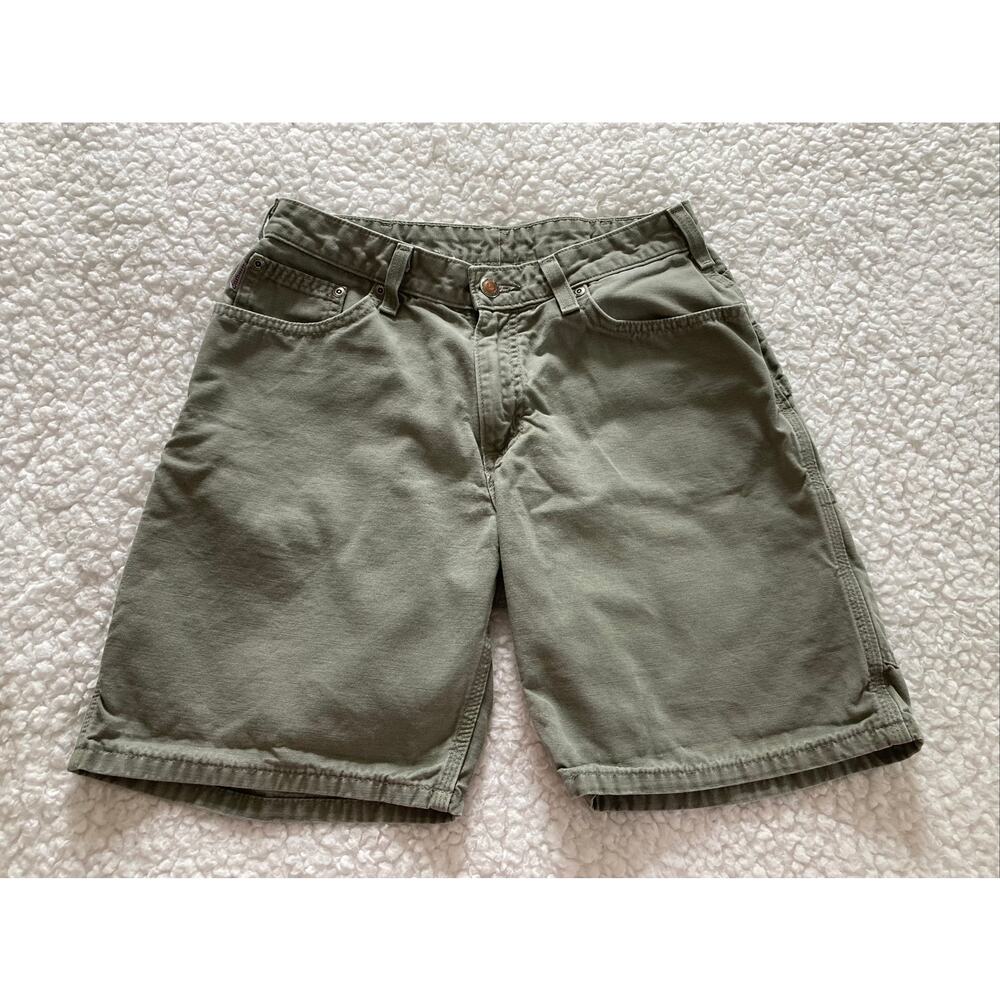 Carhartt women's carpenter khaki shorts, size 6